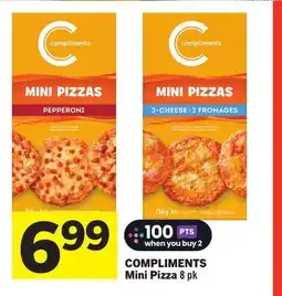 Foodland COMPLIMENTS Mini Pizza offer