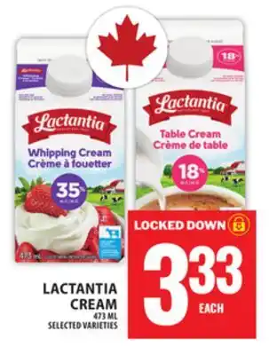 Food Basics LACTANTIA CREAM offer