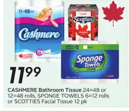 Sobeys CASHMERE Bathroom Tissue offer