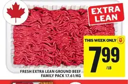 Food Basics FRESH EXTRA LEAN GROUND BEEF offer