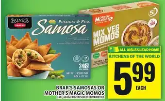 Food Basics BRAR'S SAMOSAS OR MOTHER'S MAGIC MOMOS offer