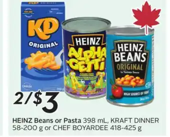 Sobeys HEINZ Beans or Pasta offer