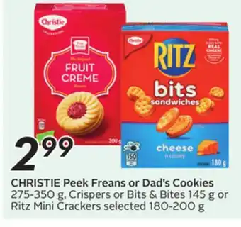 Sobeys CHRISTIE Peek Freans or Dad's Cookies offer