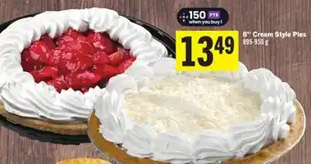 Foodland 8'' Cream Style Pies offer