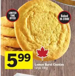 Foodland Lemon Burst Cookies offer