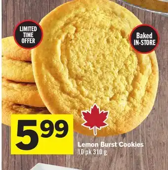 Foodland Lemon Burst Cookies offer