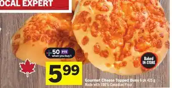 Foodland Gourmet Cheese Topped Buns offer