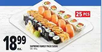 Metro SUPREME FAMILY PACK SUSHI offer