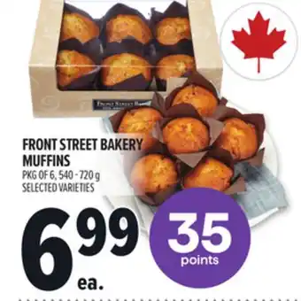 Metro FRONT STREET BAKERY MUFFINS offer