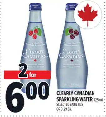 Metro CLEARLY CANADIAN SPARKLING WATER offer