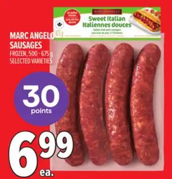 Metro MARC ANGELO SAUSAGES offer