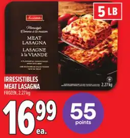 Metro IRRESISTIBLES MEAT LASAGNA offer