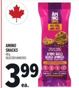 Metro AMINO SNACKS offer