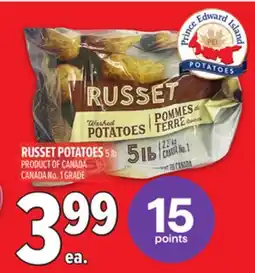 Metro PEI RUSSET POTATOES offer