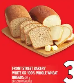 Metro FRONT STREET BAKERY WHITE OR 100% WHOLE WHEAT BREADS offer