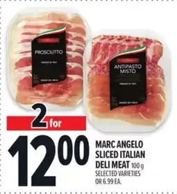 Metro MARC ANGELO SLICED ITALIAN DELI MEAT offer