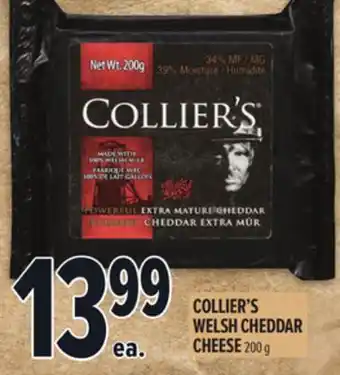 Metro COLLIER'S WELSH CHEDDAR CHEESE offer