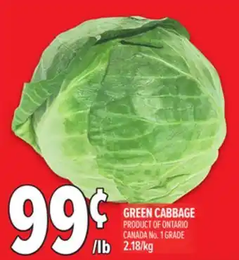 Metro GREEN CABBAGE offer