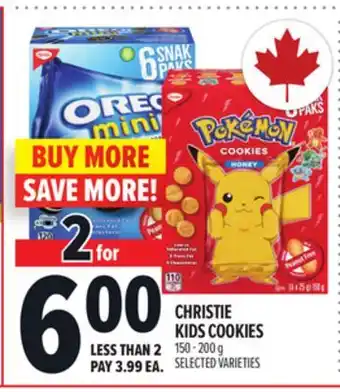 Metro CHRISTIE KIDS COOKIES offer