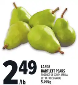 Metro LARGE BARTLETT PEARS offer