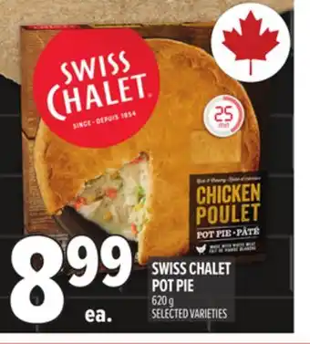 Metro SWISS CHALET POT PIE offer