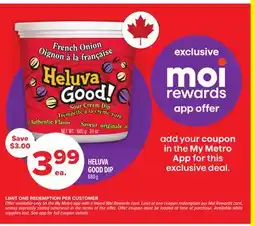 Metro HELUVA GOOD DIP offer