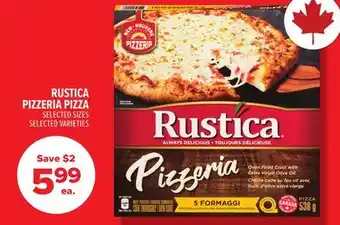 Metro RUSTICA PIZZERIA PIZZA offer