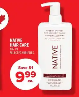 Metro NATIVE HAIR CARE offer