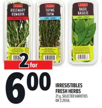 Metro IRRESISTIBLES FRESH HERBS offer