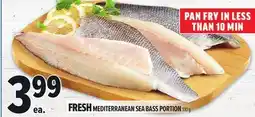 Metro FRESH MEDITERRANEAN SEA BASS PORTION offer