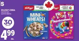 Metro KELLOGG'S CEREAL offer