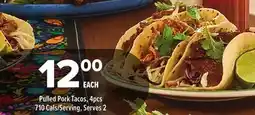 Metro PULLED PORK TACOS offer