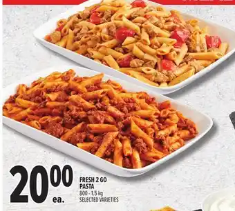 Metro FRESH 2 GO PASTA offer