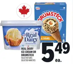 Metro REAL DAIRY ICE CREAM OR DRUMSTICK offer