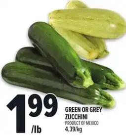 Metro GREEN OR GREY ZUCCHINI offer