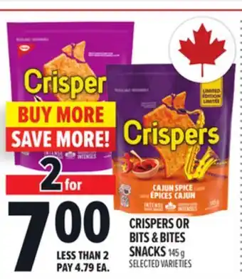 Metro CRISPERS OR BITS & BITES SNACKS offer