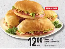 Metro FRESH 2 GO PANINI SANDWICHES offer