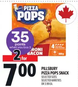 Metro PILLSBURY PIZZA POPS SNACK offer