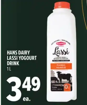 Metro HANS DAIRY LASSI YOGOURT DRINK offer