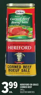 Metro HEREFORD OR GRACE CORNED BEEF offer