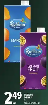 Metro RUBICON DRINKS offer