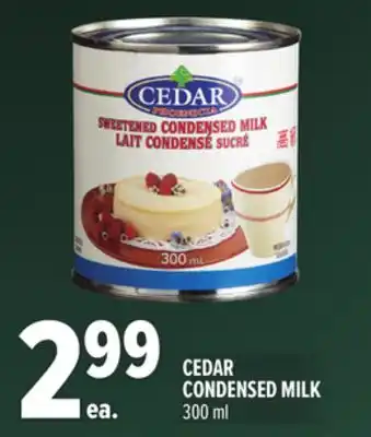 Metro CEDAR CONDENSED MILK offer