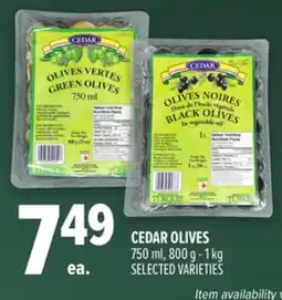 Metro CEDAR OLIVES offer