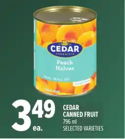 Metro CEDAR CANNED FRUIT offer