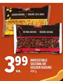 Metro IRRESISTIBLE SULTANA OR GOLDEN RAISINS offer