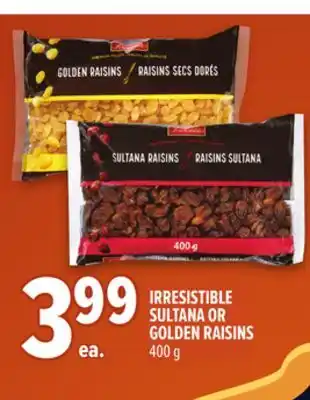 Metro IRRESISTIBLE SULTANA OR GOLDEN RAISINS offer