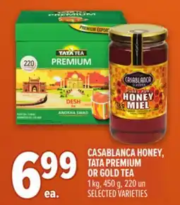 Metro CASABLANCA HONEY, TATA PREMIUM OR GOLD TEA offer