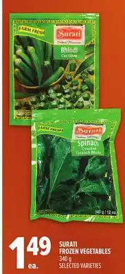 Metro SURATI FROZEN VEGETABLES offer