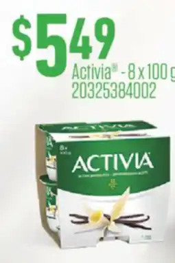 Fortinos ACTIVIA , 8 X 100 G offer