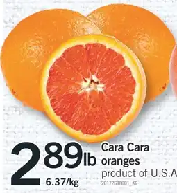 Fortinos CARA CARA ORANGES offer